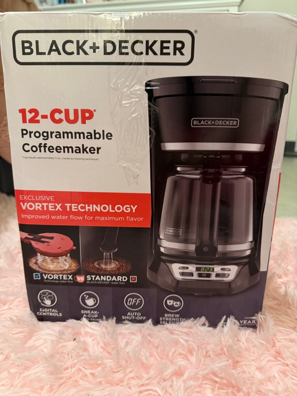Black & Decker Black 12-Cup Programmable Coffeemaker